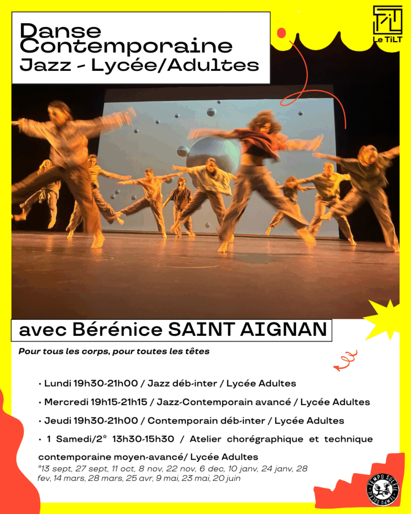Les inscriptions se feront uniquement sur place au moment du premier cours.
