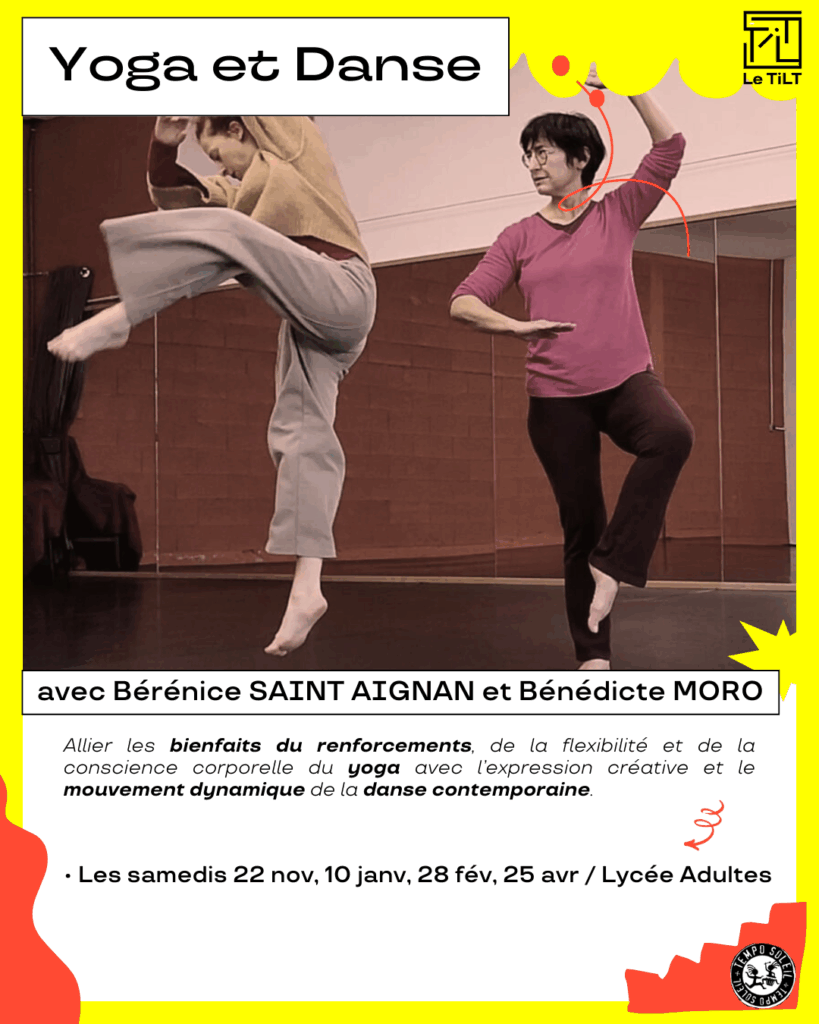 Les inscriptions se feront uniquement sur place au moment du premier cours.